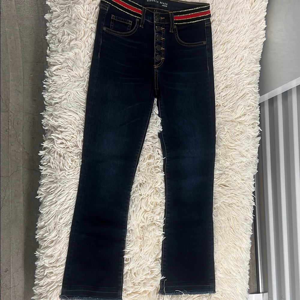 VERÓNICA BEARD CAROLYN
10° BABY BOOT JEANS  blue black simulated belt size 25